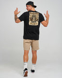 THE MAD HUEYS Keg Kelly Poster Tee - BLACK