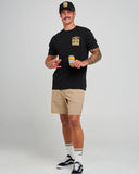 THE MAD HUEYS Keg Kelly Poster Tee - BLACK