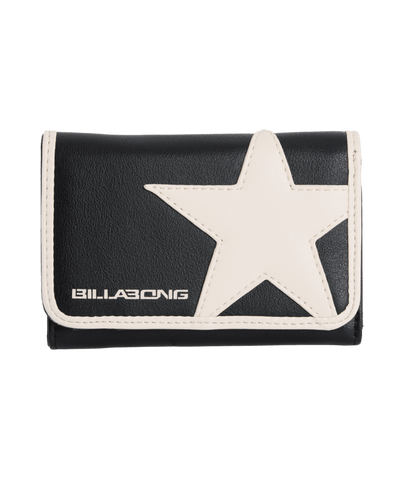 BILLABONG Starsurfer Tri-Fold Wallet - BLACK PEBBLE