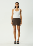 AFENDS Lilo Mini Skirt - COFFEE