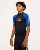 QUIKSILVER On Tour Short Sleeve Boys ID  - PALACE BLUE