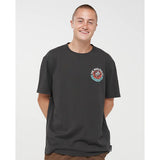 THE MAD HUEYS Shield Fk Off Short Sleeve Tee - VINTAGE BLACK