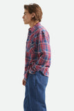 BRIXTON Waylon LW Overshirt - DENIM PLAID
