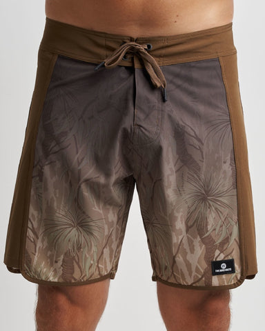 THE MAD HUEYS Native Hueys Shorts - WALNUT