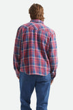 BRIXTON Waylon LW Overshirt - DENIM PLAID
