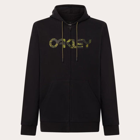 OAKLEY Teddy Full Zip Hoodie - BLACK TIGER MINT CAMO