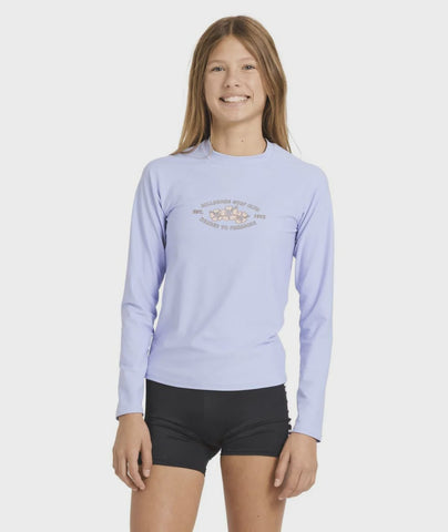 BILLABONG Surf Club Long Sleeve Sun Shirt - TWILIGHT BLUE