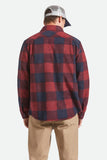 BRIXTON Bowery Arctic Stretch Fleece - ADRENALINE RUSH/MOOD INDIGO PLAID