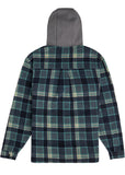 VISSLA - Descanso Hooded Shirt - SMOKEY JADE