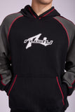 RUSTY Paneka Hooded Fleece - BLACK