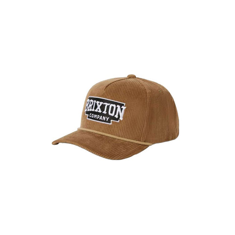 BRIXTON Pierson C NP MP Snapback - SAND CORDUROY