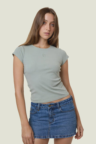 THRILLS Priority Club Tee - DIRTY SAGE