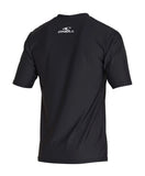 O'NEILL Reactor UV Short Sleeve Rash Tee - BLACK