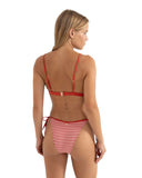 RHYTHM Lola Check Bralette Top - FIRE