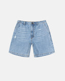 RHYTHM Subtle Distress Short - BLUE