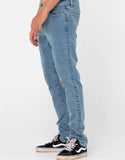 RUSTY Indi Slim 5 Pocket Jean - TRIGG BLUE