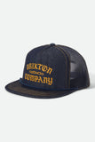 BRIXTON Chains NP HP Trucker Hat - DARK DENIM/NAVY