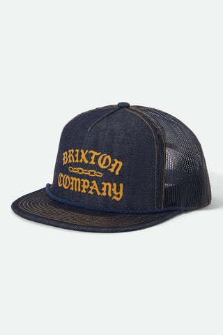 BRIXTON Chains NP HP Trucker Hat - DARK DENIM/NAVY