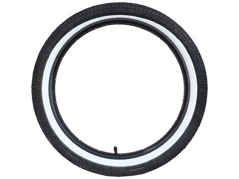 DRS VISE TYRE 20 X 2.40 - BLACK/WHITE WALL