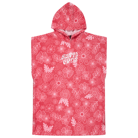 SANTA CRUZ Vibes Repeat Hooded Towel - ROSE