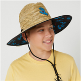 SANTA CRUZ Screaming Hand Patch Straw Hat - YOUTH