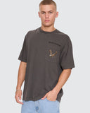 THRILLS Seen & Heard Oversize Pocket Tee - MERCH BLK