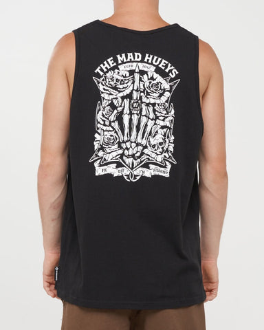 THE MAD HUEYS Shield FK Off Tank - BLACK