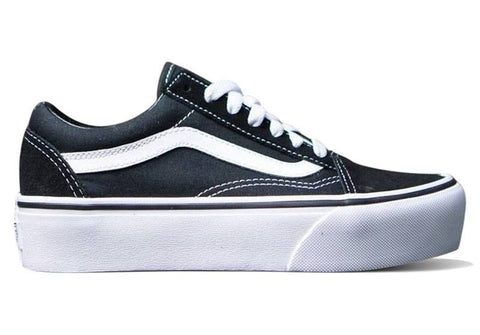 VANS UA Old Skool Stackform - SUEDE/CANVAS BLACK/TRUE WHITE