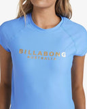 BILLABONG Society Foil Short Sleeve Sunshirt - TIDAL BLUE