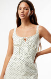 RHYTHM Polka Midi Dress - CREAM