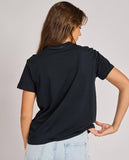 ROXY Ocean Road Art Tee - ANTHRACITE