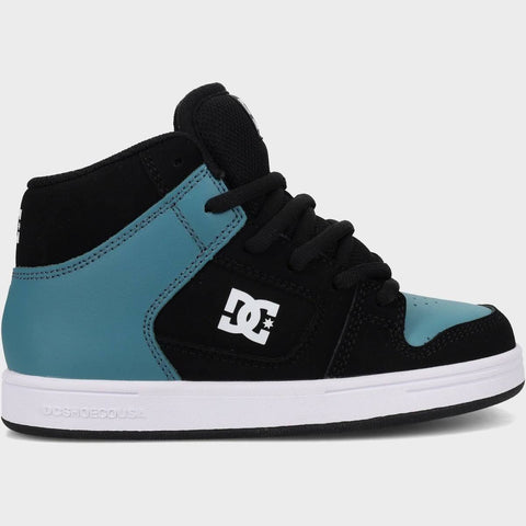 DC Manteca 4 Hi YOUTH - BLACK/TEAL/WHITE