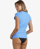 BILLABONG Society Foil Short Sleeve Sunshirt - TIDAL BLUE