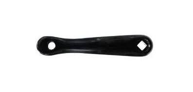 152 mm Left Hand Crank Alloy - BLACK