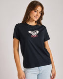 ROXY Ocean Road Art Tee - ANTHRACITE