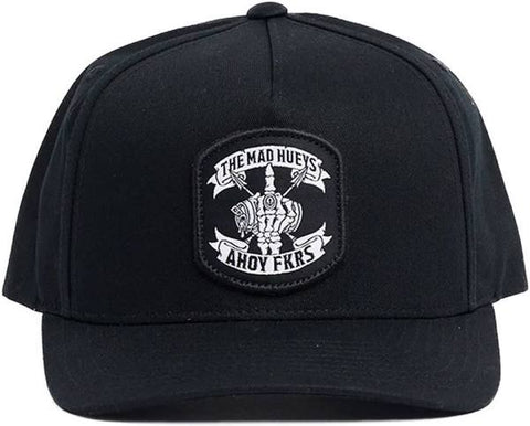 THE MAD HUEYS AHOY FKRS Storm Twill Snapback - BLACK
