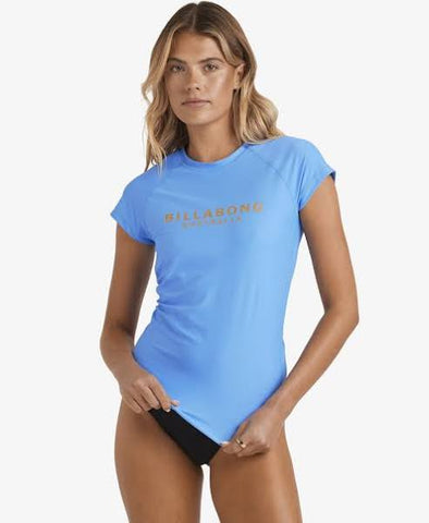 BILLABONG Society Foil Short Sleeve Sunshirt - TIDAL BLUE