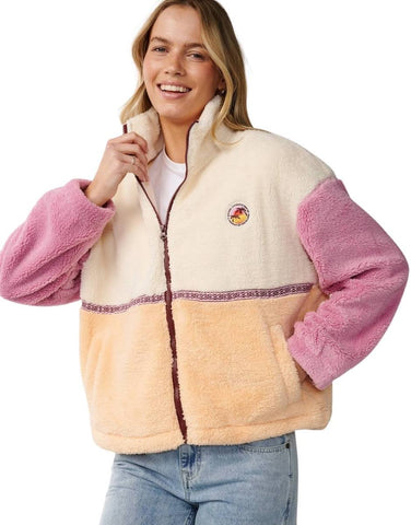 RIP CURL Surf Revival Heritage Zip Thru Polar Fleece - SHELL