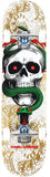 POWELL PERALTA Skull & Snake Complete 7.75" - WHITE/METALLIC GOLD