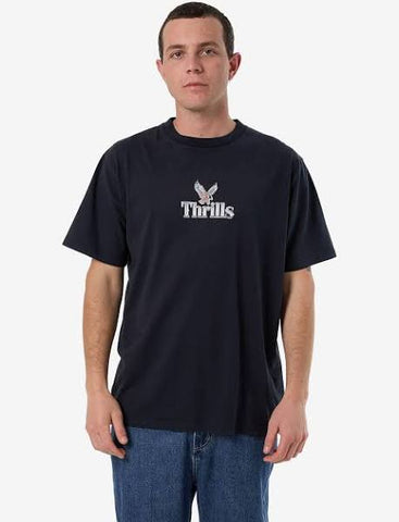 THRILLS Strength & Glory Merch Fit Tee - TWILIGHT BLACK