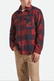 BRIXTON Bowery Arctic Stretch Fleece - ADRENALINE RUSH/MOOD INDIGO PLAID