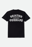BRIXTON Chains STD Tee - BLACK