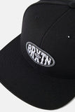 BRIXTON Largo MP Snapback - BLACK