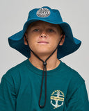 THE MAD HUEYS Youth Good Life Hueys Wide Brim Hat - ATLANTIC