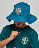THE MAD HUEYS Youth Good Life Hueys Wide Brim Hat - ATLANTIC