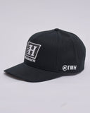 THE MAD HUEYS Parallel Hueys Twill Snapback - BLACK