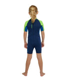 O'NEILL Boys Toddler Reactor B/Z Short Sleeve Spring 2mm - MARINE/ULTRA/DAYGLO