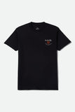BRIXTON Tolman Short Sleeve Tee - BLACK