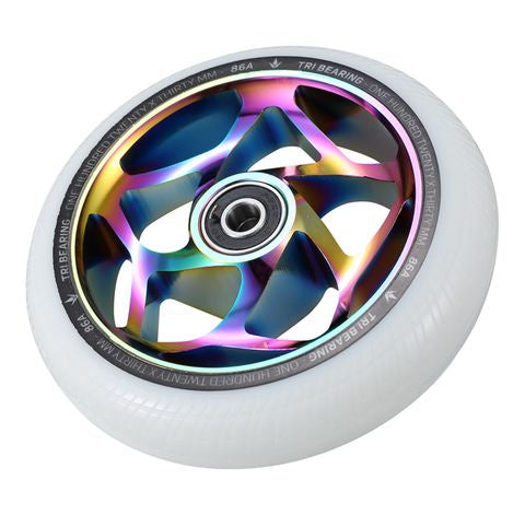 ENVY Extrusion Wheels 120 x 30mm - OIL SLICK/WHITE