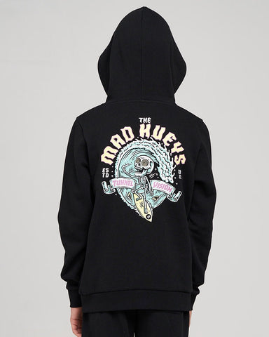 THE MAD HUEYS Tunnel Vision Youth Pullover - BLACK